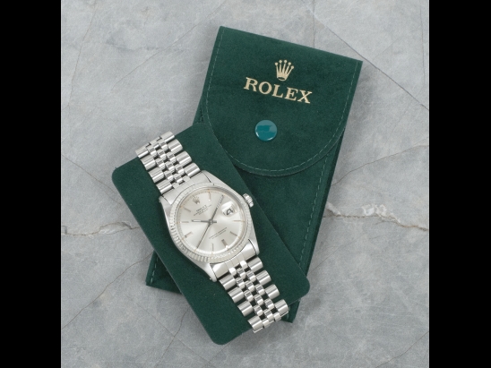 Rolex Datejust 36 Argento Jubilee Silver Lining Dial  Watch  1601